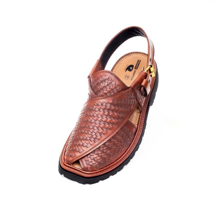 Mustard Peshawari Chappal with Vibram Sole