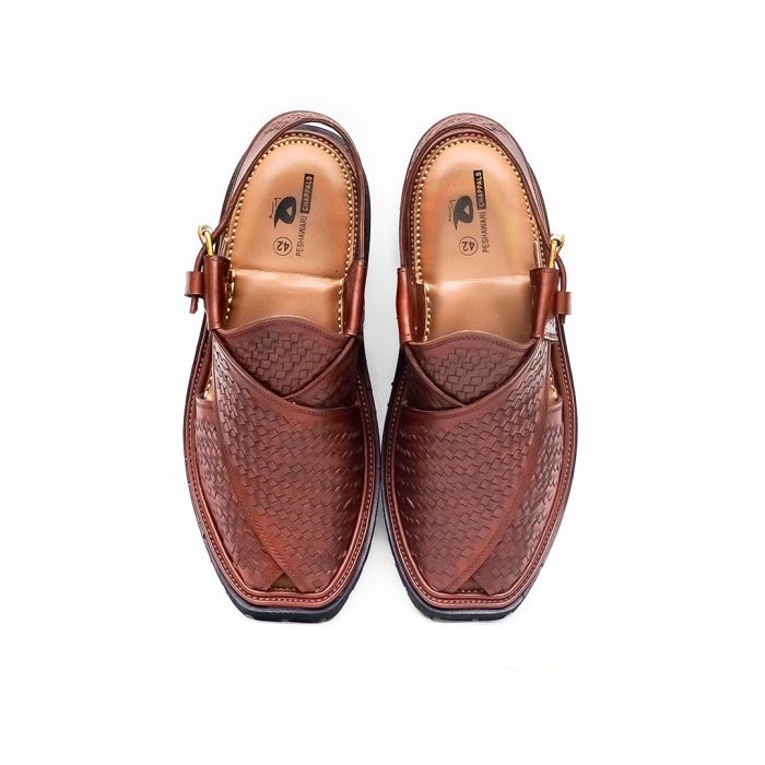 Mustard Peshawari Chappal with Vibram Sole